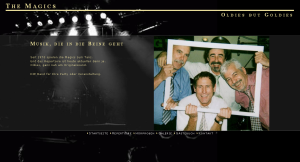 Screenshot von www.the-magics.de