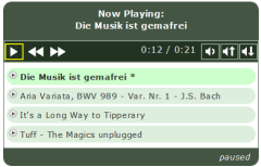 barrierefreier Audio Player