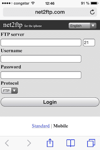 Screenshot iPhone