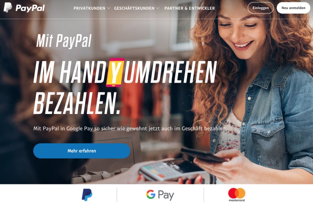 PayPal-Login ohne Umweg